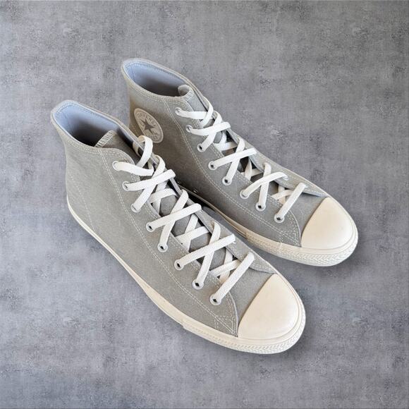 Converse Chuck Taylor All Star Pro Hi Top Gray Lucky Stone Suede Shoes Men’s 12 - Picture 1 of 9